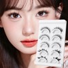 Self Adhesive Eyelashes Natural Look Wispy Self Adhesive Lashes No