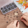 PandaHall Elite Environmental Dyed Glass Pearl Round Beads, Mixed Colours