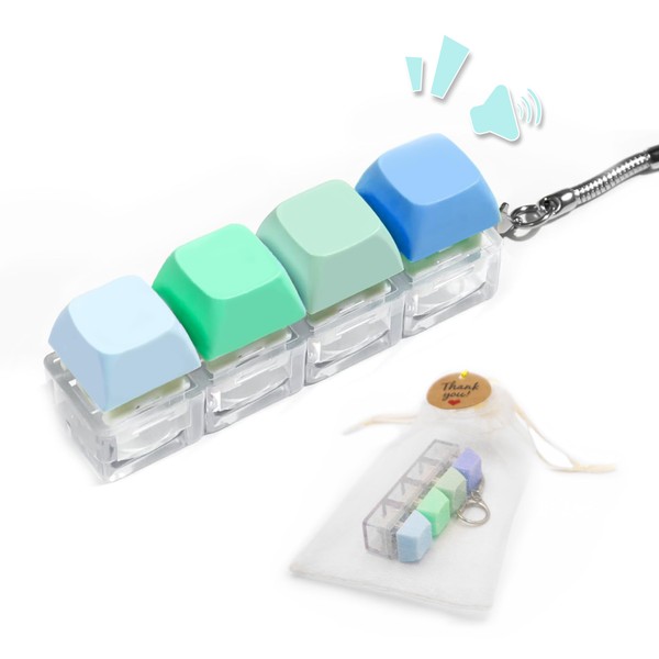 Clicky Keyboard Fidget Toys for Anxiety Relief - Tactile Stress