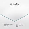 Mia Designs Picture Frame Cross Brushed Metallic Red 5x7 13x18