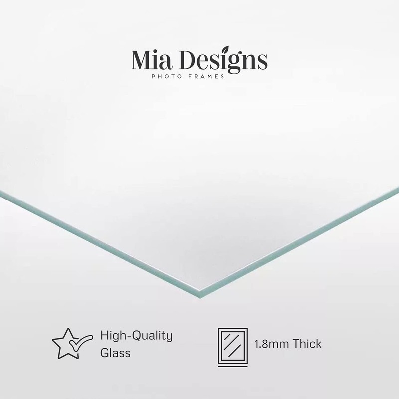 Mia Designs Picture Frame Cross Brushed Metallic Red 5x7 13x18
