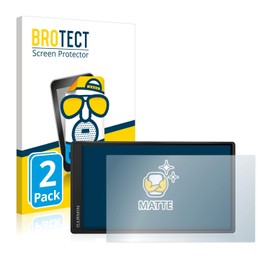 BROTECT Entspiegelungs-Schutzfolie für Garmin DriveSmart 55 (2 Stück) Matte Displayschutz-Folie, Anti-Reflex, Anti-Fingerprint
