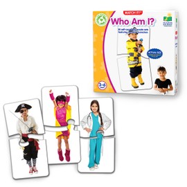 The Learning Journey: Match It! - Who Am I? - Juego de Rompecabezas a Juego de 20 Piezas autocorrectables - Juguetes de Diversidad para niños a Partir de 3 años - Juguetes galardonados