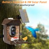 Smart Bird Feeder with Camera Solar Powered, Birdfeeder Cam for