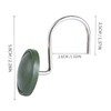 Green Round Shower Curtain Rings Set of 12 Green Round