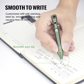 ThruNite Mini Ballpoint Pen Keychain EDC Pocket Ballpoint Pen Smooth Writing Best Gift for Office Work Construction - Dark Green