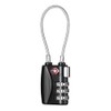 ZHEGE TSA Approved Luggage Locks, Travel Padlock, 3 Digit Combination