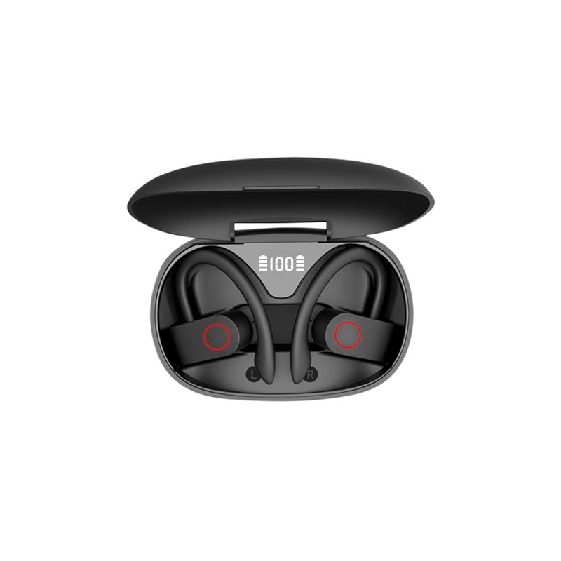 Audifonos Inalambricos, Audífonos Bluetooth 5.3 con Pantalla Digital LED,Estéreo HiFi