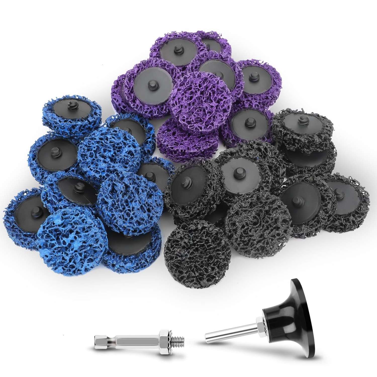 SUNJOYCO 30pcs 2inch Strip Disc, Paint Stripper Tool, Stripping Wheel ...