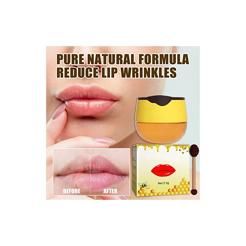 Mascarilla Para Labios, 2 Latas Mascarilla para Dormir de Labios