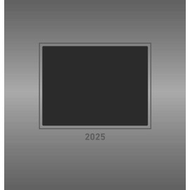 Alpha Edition - Photo Craft Calendar Silver 2025, 21 x 22 cm, Do It Yourself Calendar with Pages Made of High-Quality Craft Cardboard, Designable Cover and Holiday Dates DE/AT/CH and International