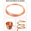 Pure copper tubing (1/4" OD (5-6.35mm)×3/16" ID x 10 FT)