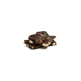 Les Tablettes Almond Dark Chocolate, No Added Sugar | Crunchy Almonds in Rich Dark Chocolate Pieces | 125g Guilt-Free Indulgence & Perfect for Sharing
