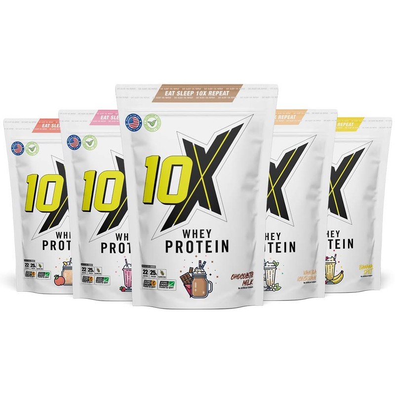10X Athletic Whey Protein, Low Calorie, High Protein, Vegetarian, Informed