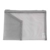 Muji NDC18A0S Nylon Mesh Case with Pocket, Gray for B6