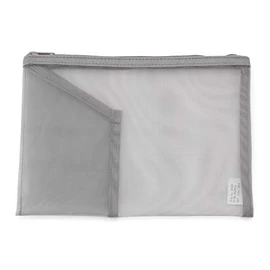 Muji NDC18A0S Nylon Mesh Case with Pocket, Gray for B6 Size