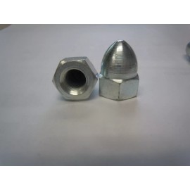 MIDWEST ACORN NUT CO 5/16"-24 11/16" Zinc Finish Steel High Crown Acorn Nut lot of 20