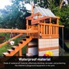 Swing Set Canopy Striped Heavy Duty Waterproof Swing Set Replacement
