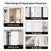 Pocket Door Lock with Key,Privacy Door Hardware Suitable for Bathroom