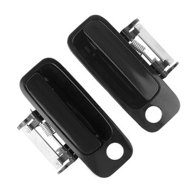 Exterior Outside Door Handle Fit for Toyota Avalon 2000 2001 2002 2003 2004 Front Left Driver & Right Passenger Door Handle Replace OE# 80339 80846 69210AC030C0 69220AC030C0 Black w/Keyhole