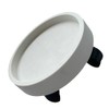 Removable Round Flower Pot Tray with Wheels, Rotating Plant Stand