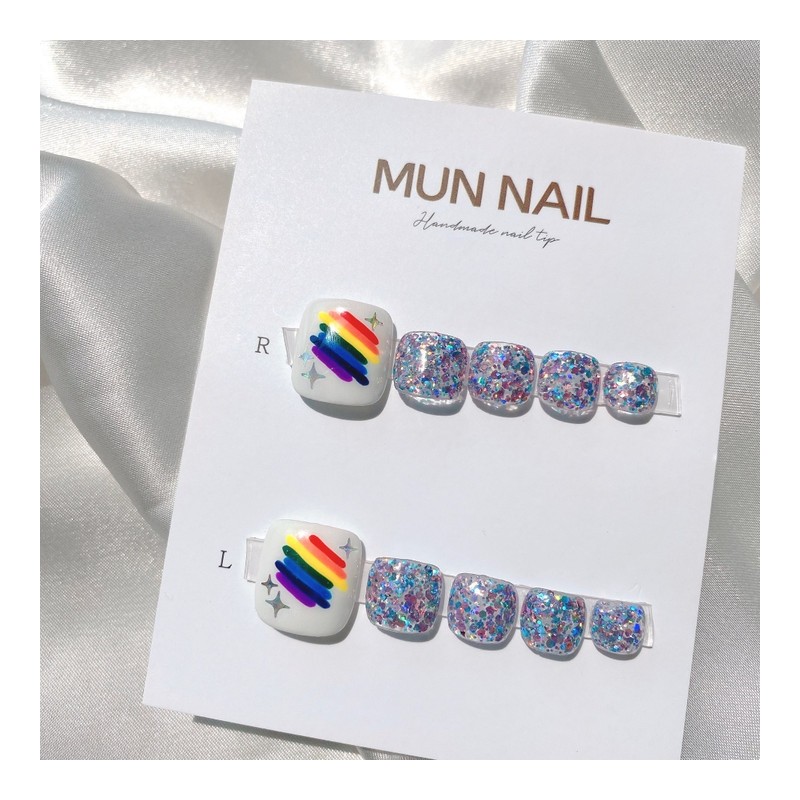 MunNail cute pedi tip - No. 5 / MunNail 귀여운