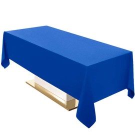 Surmente Tablecloth 60 x 102-Inch Rectangular Polyester Table Cloth for Weddings, Banquets, or Restaurants (Royal Blue) … ……