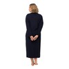Ulla Popken Women's Bathrobe, midnight blue