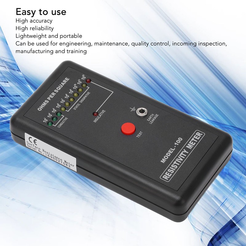 Surface Resistance Tester Precise Static Electricity Tester Surface Resistance Measuring