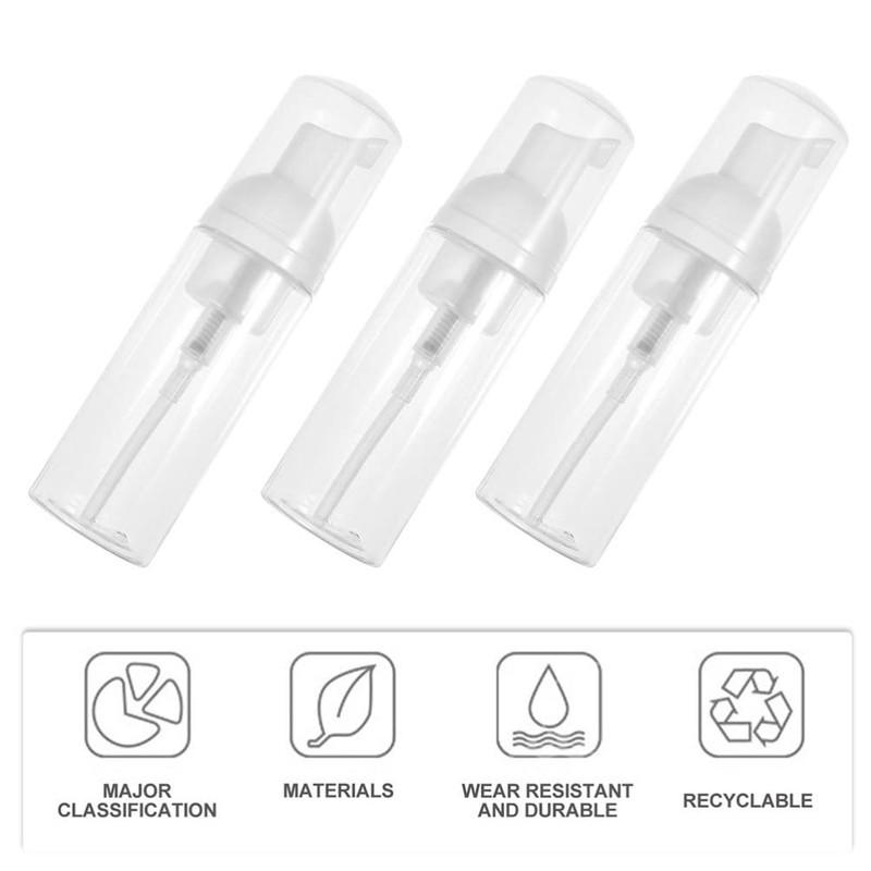 Frcolor Froth Pump Bottles 60ml Frothing Pump Bottles 20pcs Empty