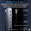 Eynshoo Steam Deck Dock, Docking Station USB C 6 en