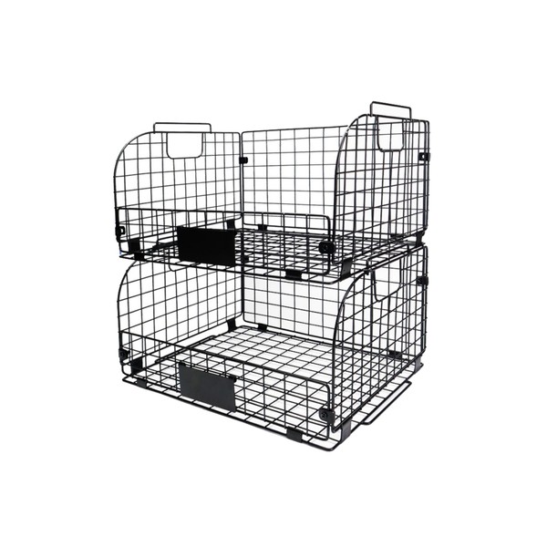 XXL Stackable Wire Baskets for Storage Pantry,Fruit Basket For Kitchen