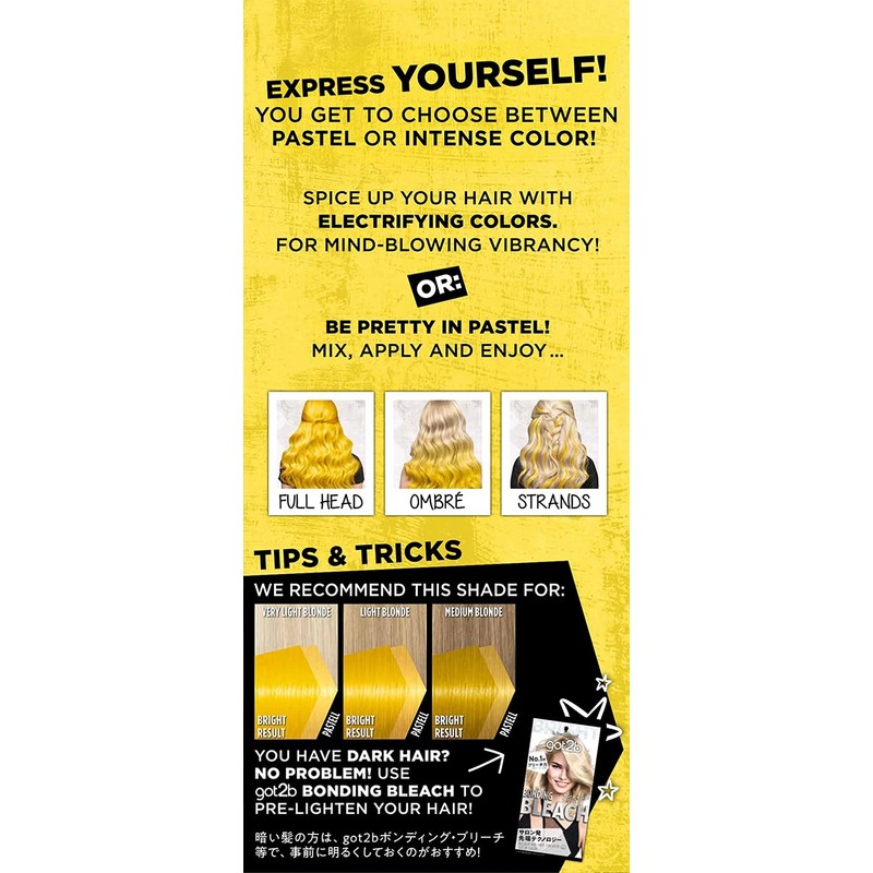 Schwarzkopf got2b Color Cream Hair Conditioner with Gloves Attached Neon