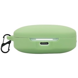 QWYJ Funda para Redmi Buds 6 y Redmi Buds 7s Case Carcasa Protectora de Silicona, para Redmi Buds 6 Funda con Mosquetón Llavero Anti-perdida (Matcha V