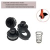 Pack of 3 Grass Trimmer Spool, Compatible with Black +