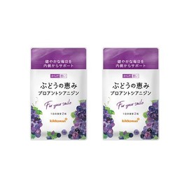キッコーマン からだ想い ぶどうの恵み 60粒 2袋セット