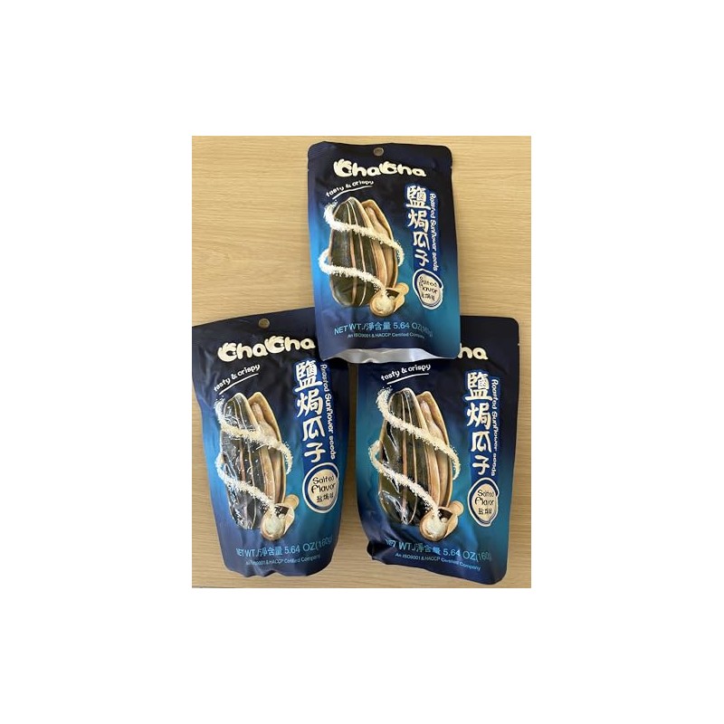 HealthEmpire for ChaCha Roasted Sunflower Seeds (3 bags) (1, Salted