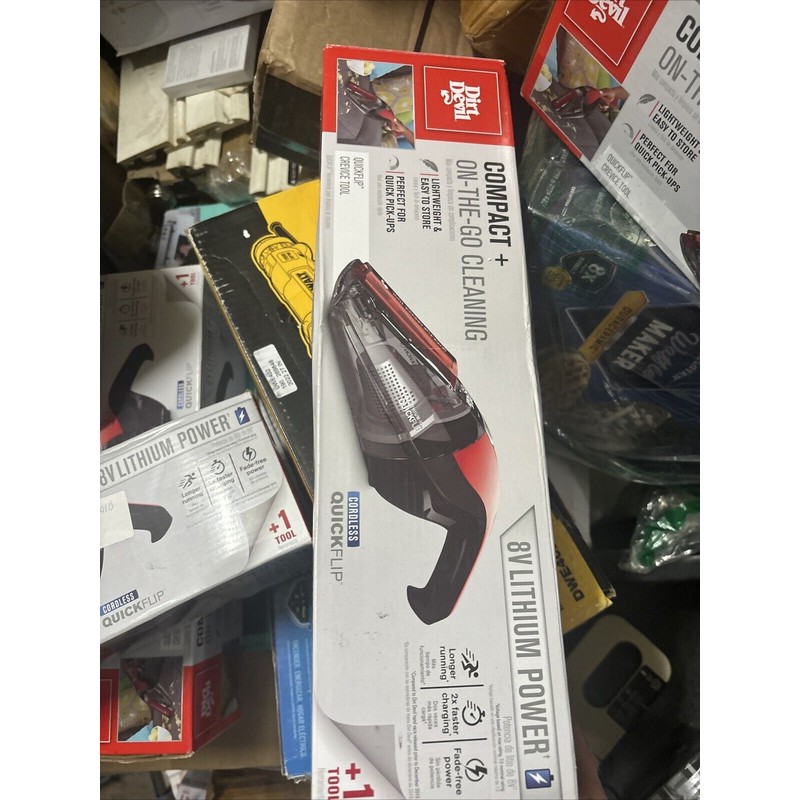 Dirt Devil Quick Flip 8V Cordless Hand Vacuum BD30010