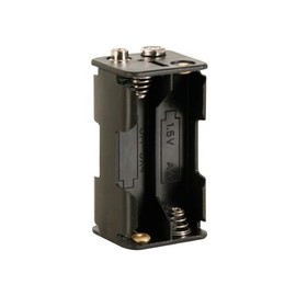 Velleman BH343B Battery Holder for 4 x AA-Cell with Snap Terminals