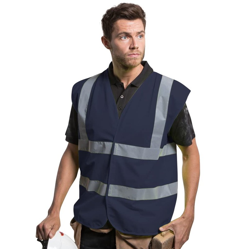 Yoko Men's Yk001/Hvw100 Hi Vis 2 Band and Braces Waistcoat