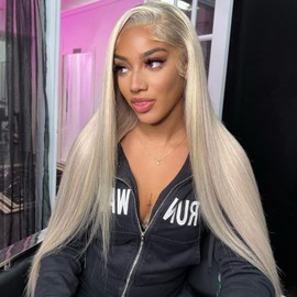 Wiggins hair Highlight Blonde Lace Front Wigs Human Hair Blonde Highlight Wig 5x5 Straight Lace Front Wigs Human Hair Wigs For Black Women P18/613 Blonde Wig Human Hair Lace Front Wigs 18 Inch