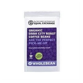 Fairtrade & Organic Dark City Roast Coffee Beans 227g