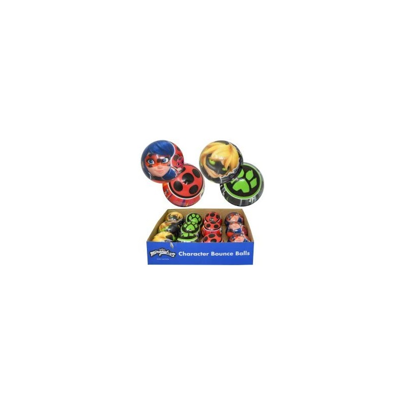 What Kids Want, Inc. Miraculous Ladybug 3inch Bounce Ball 2-Pack