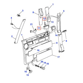 Treedy Labs 4x Range Rover Classic Door Pull Handles | 1986-1995 RRC NLA | MXC1306 & MXC1309