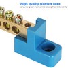 Wobekuy 8 Terminal Bus Bar Terminal Block 10 Pack Brass