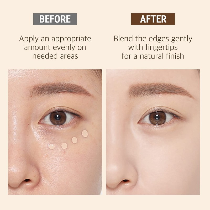 LUNA Long Lasting Tip Concealer, Fixing Fit, No. 2, Beige,