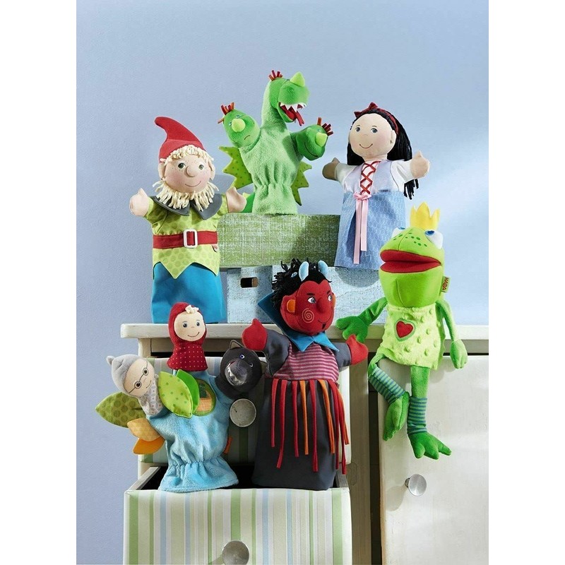 HABA 300490 - Handpuppe Froschkönig