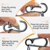 Rysent Keychain Clip, 4 Pack Key Chain Hooks with Key