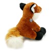 SINJE Sitting Fox Cuddly Toy 13 cm Plush Red Fox