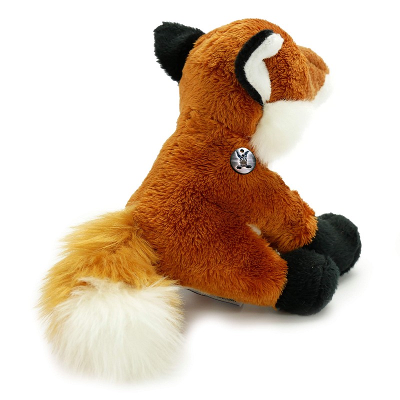 SINJE Sitting Fox Cuddly Toy 13 cm Plush Red Fox